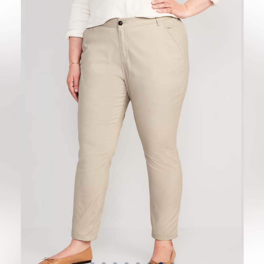 Old Navy High-Rise Skinny Pants - Tan